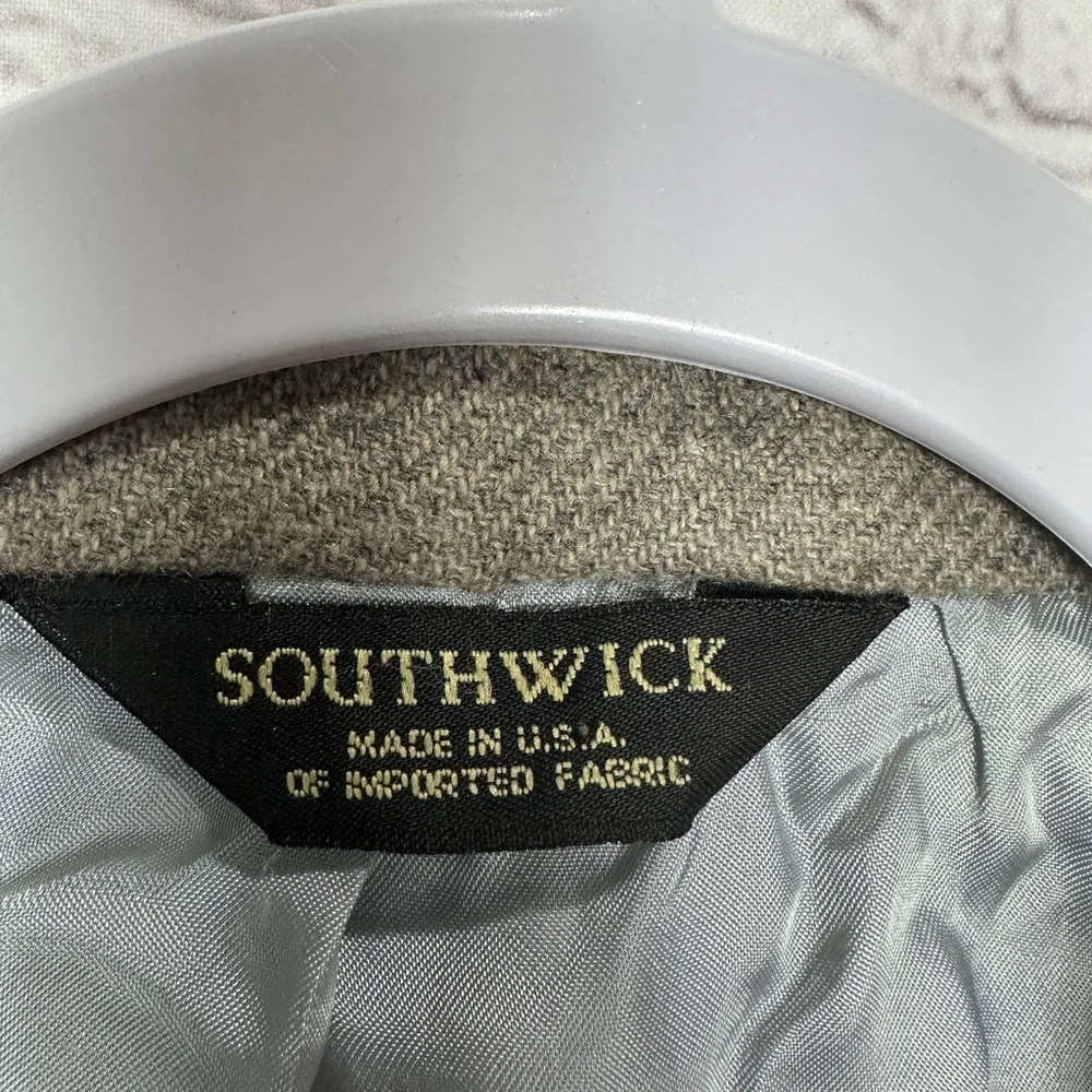Vintage Southwick Sport Coat Blazer Jacket Made in USA‎ Sz 46 GUC Union Made